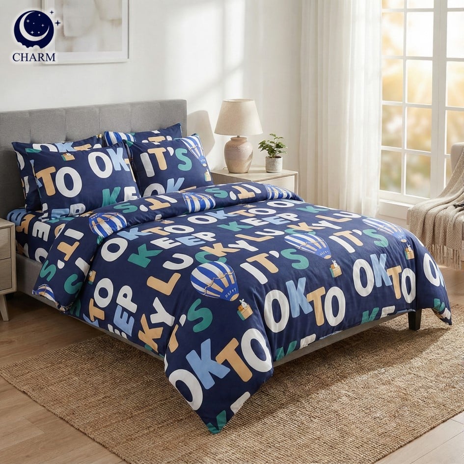 ชุดผ้าปูที่นอน 3.5 ฟุต 3 ชิ้น CHARM สี HAPPY BALLOON คอลเลคชั่น DREAMY_7